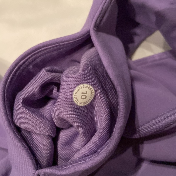 LULULEMON ALIGN CUT -OUT HR SHORTS 6” in Dark Lavender (DKLA) SZ 10 NWT - Picture 9 of 11